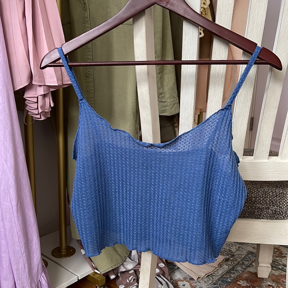 Knit crop top